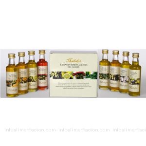 pack de 8 aceites virgenes aromatizados